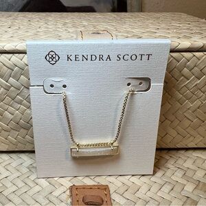 Kendra Scott NWT LEANOR iridescent drusy necklace